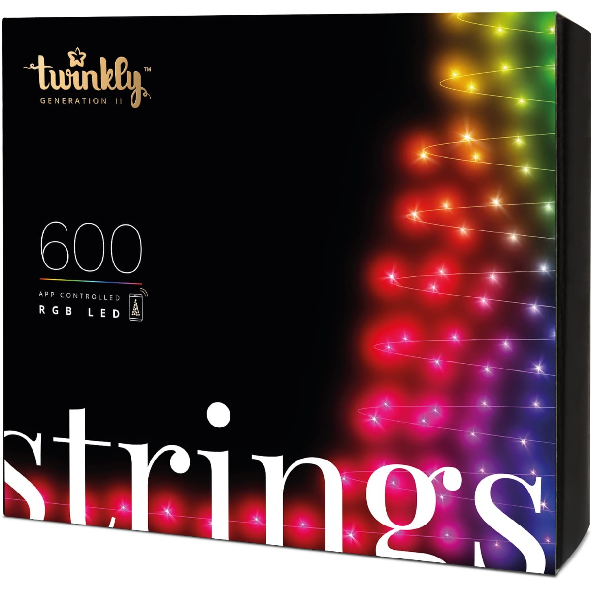 Vianočné svetielka Twinkly pre vonkajšie použitie 48 m 501 – 1000 svetiel
